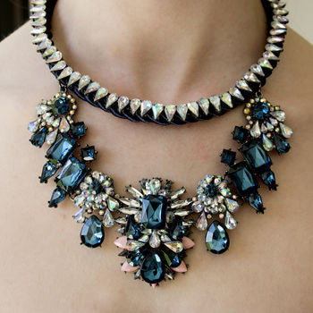 Sophia Rhinestone Statement Necklace